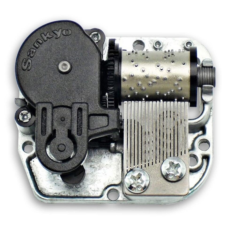2039 Play London Bridge Music Box Spare Part Grey Wind Up Sankyo Musical